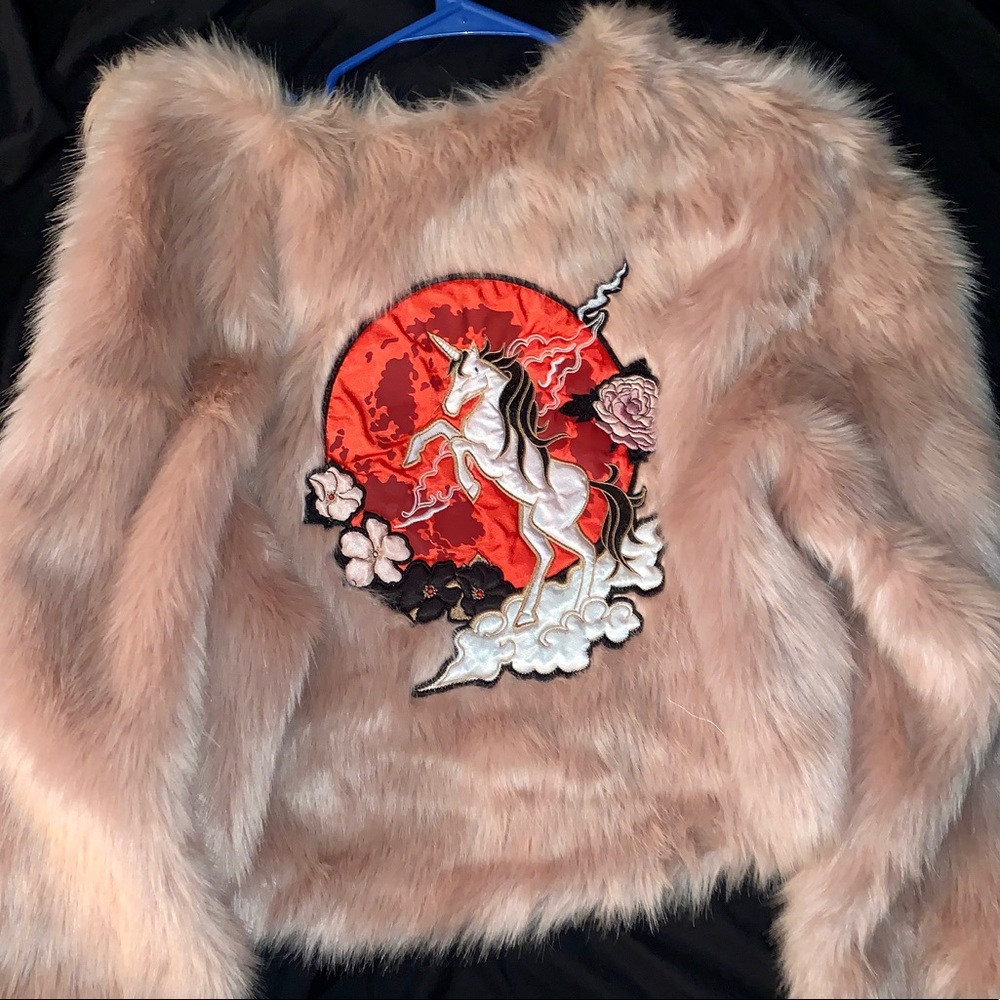 nicki minaj h&m pink fur coat limited collection